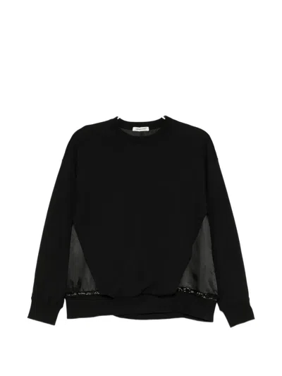 Undercover Beaded Sweater In Black