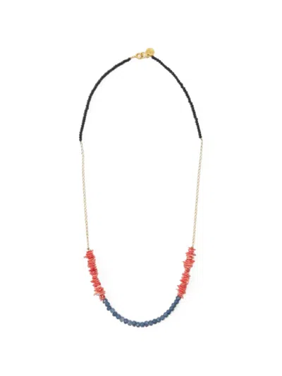Undercover Beaded-chain Necklace In Black