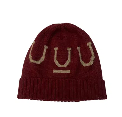 Pre-owned Undercover Beanie Hat In Red
