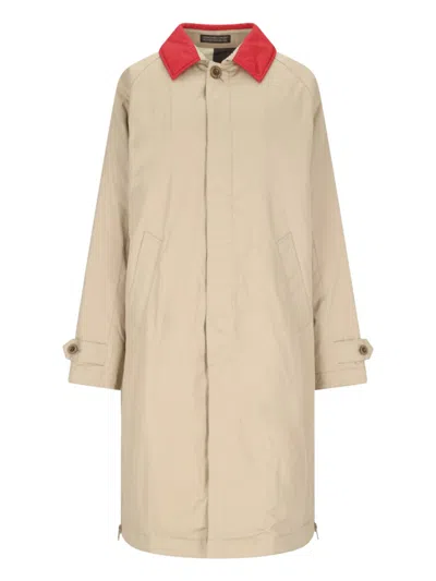 UNDERCOVER UNDERCOVER BEIGE COTTON TRENCH COAT
