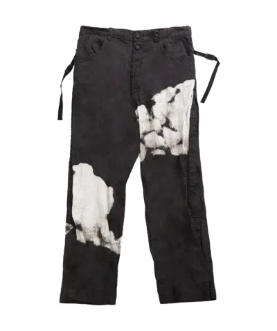 Undercover Belt-loop Casual Pants In Black