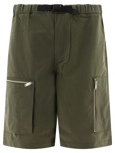 UNDERCOVER BELTED SHORTS