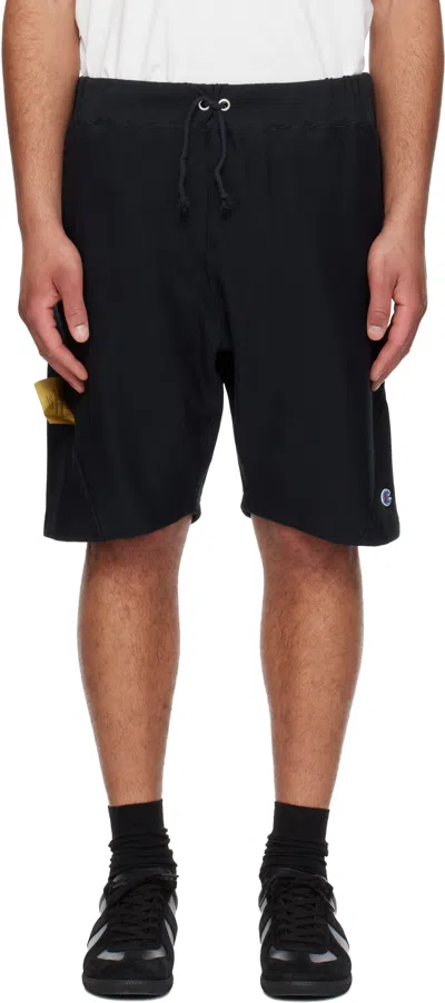 Undercover Black Champion Edition Uc1f4502 Shorts