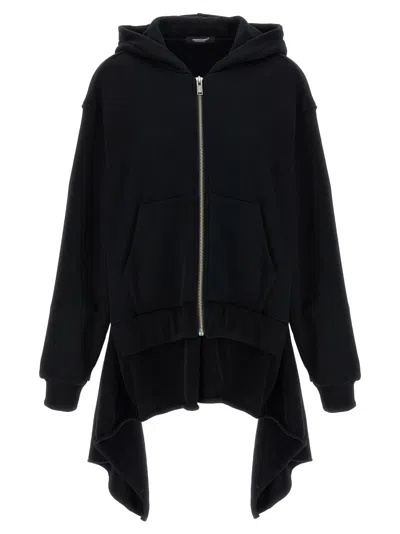 UNDERCOVER BLACK CLASSIC HOOD SWEATSHIRT