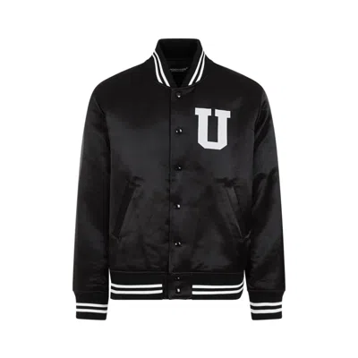 Undercover Cotton Bomber Jacket In Black