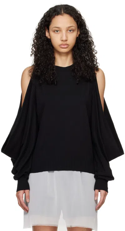 Undercover Black Cutout Sweater