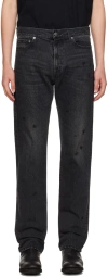 Undercover Spider-embellished Jeans In Black