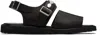 Undercover Black Foot The Coacher Edition Up1e4f01 Sandals In Blackxslv