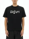 Undercover Black Graphic Short-sleeve T-shirt With Musical Design In Black