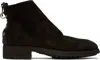 Undercover Black Guidi Edition Uc1e4f01 Boots In Black