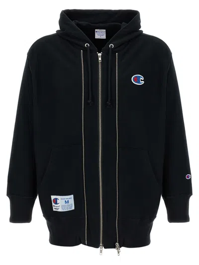 Undercover Black Hoodie With Beaded Logo