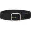 Undercover Black Leather Belt In Black