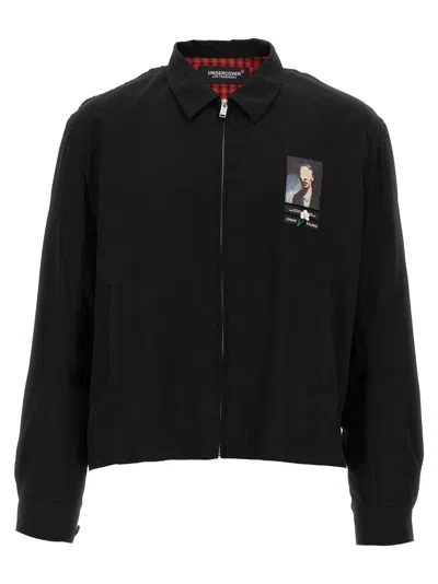 UNDERCOVER BLACK LOGO JACKET