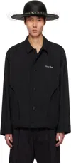 Undercover Black Nylon Jacket In Black