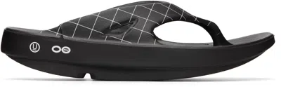 Undercover Black Oofos Edition Uc1f4f03 Flip-flops