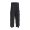 Undercover Black Polyester Cargo Pants In Black