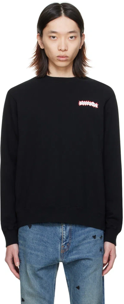 Undercover Black Printed Sweatshirt