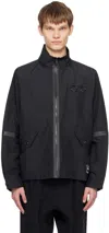 Undercover Black Ring Jacket In Black