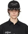 Undercover Stud-embellished Cap In Black