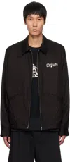 Undercover Black Twill Jacket In Black