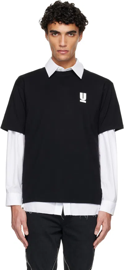 Undercover Black Ub0d3803 T-shirt