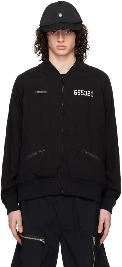Undercover Black Uc1d4204-2 Bomber Jacket