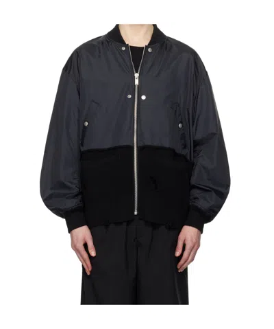 UNDERCOVER BLACK UC1E4207-2 BOMBER JACKET