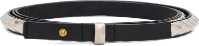 Undercover Black Uc1f4w03 Belt In Red