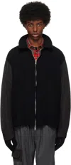 Undercover Black Uc2d4210 Jacket In Black