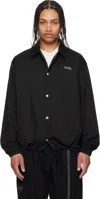 Undercover Drawstring-hem Jacket In Black