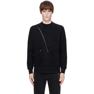 Undercover Black Up2f9801 Crewneck Sweatshirt
