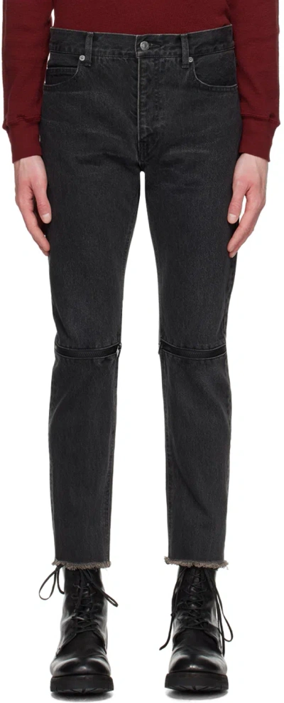 Undercover Black Zip Jeans