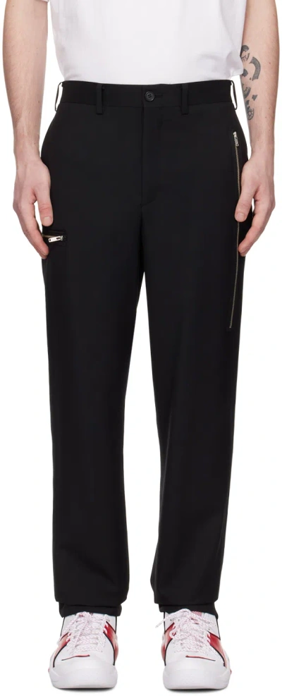 Undercover Black Zip Trousers