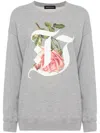 Undercover Blackletter-print Cotton Sweatshirt In Grey