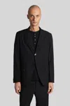 Undercover Blazer In Black Wool In Black