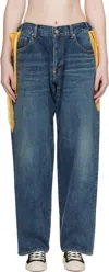Undercover Blue Uc1 E8503 Jeans In Blue