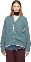 Undercover Blue Uc2e1902 Cardigan In Gray