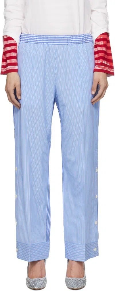 Undercover Blue Up1f1508-1 Trousers
