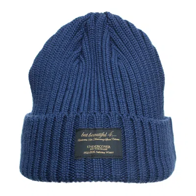 Undercover Blue Wool Beanie