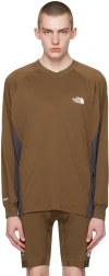UNDERCOVER BROWN & BLACK THE NORTH FACE EDITION LONG SLEEVE T-SHIRT