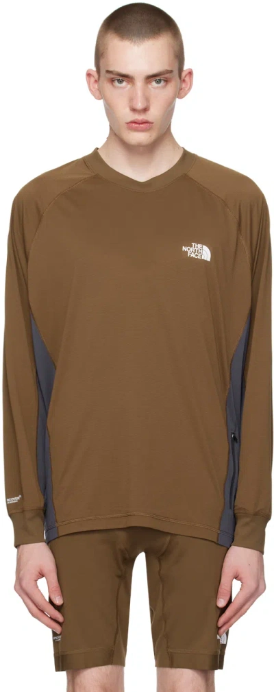 Undercover Brown & Black The North Face Edition Long Sleeve T-shirt In Vom