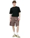 UNDERCOVER BROWN NYLON SHORTS