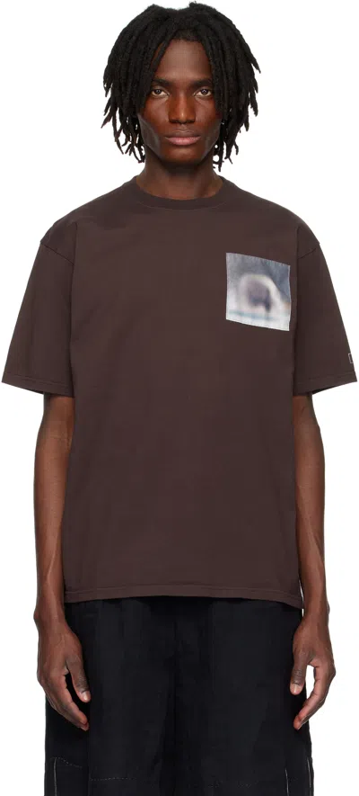 Undercover Brown Uc1e3813 T-shirt In Gray Brown