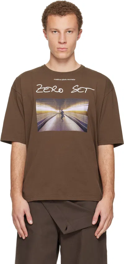 Undercover Crew Neck Short-sleeved T-shirt In Brown