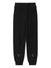 Undercover Buckle-fastening Track Pants In Black