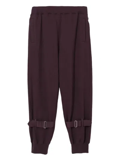 Undercover Buckle Trousers In Purple