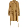 Undercover Single-breasted Coat In Beige