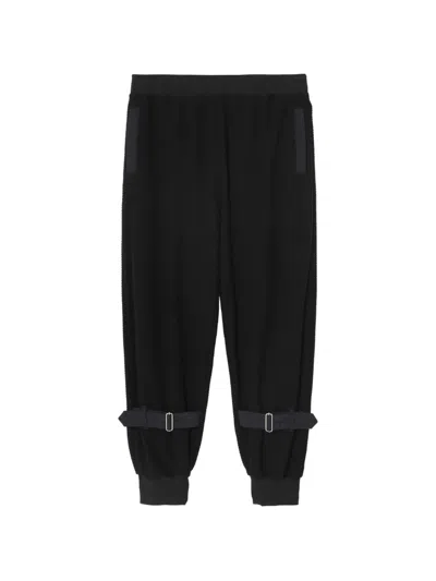 Undercover Buckle-detail Track Pants In Black