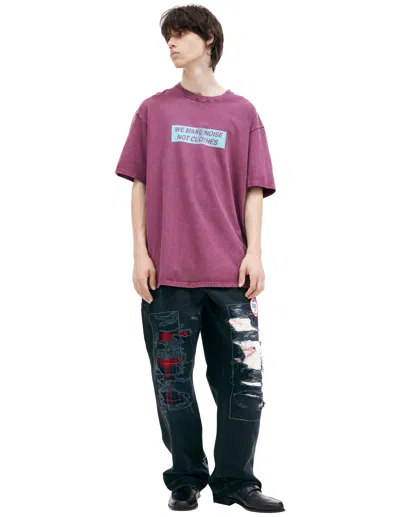 Undercover Burgundy T-shirt With Print