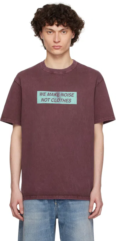 Undercover Burgundy Uc1d9810-2 T-shirt